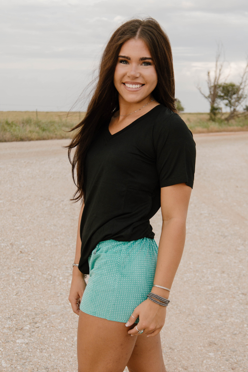 Jitterbug Shorts Turquoise