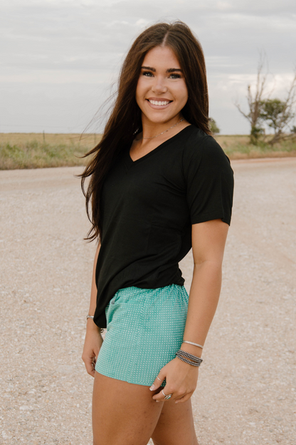 Jitterbug Shorts Turquoise
