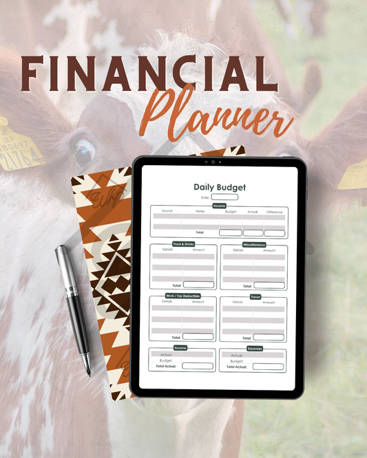 Financial Planner Digital Downloads