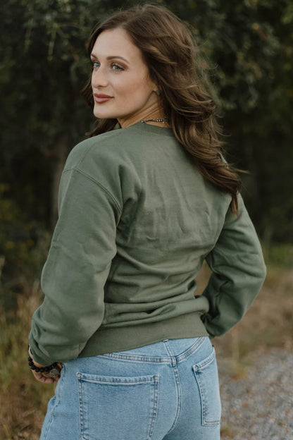 SUNFLOWERS IN THE DRAW PULLOVER