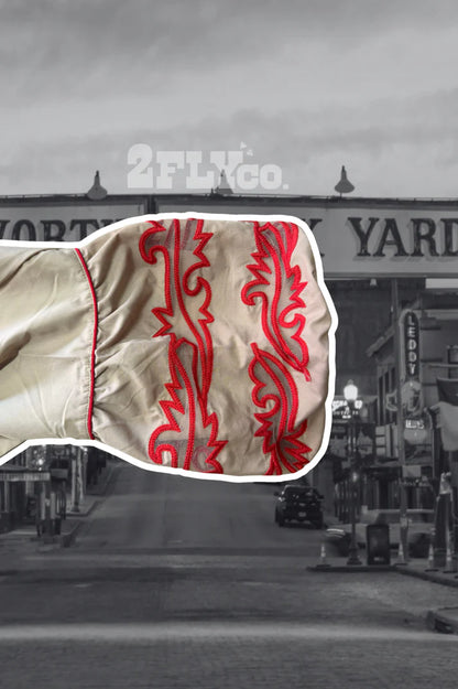 SWEETWATER STITCH TOP *DUST/ROJO