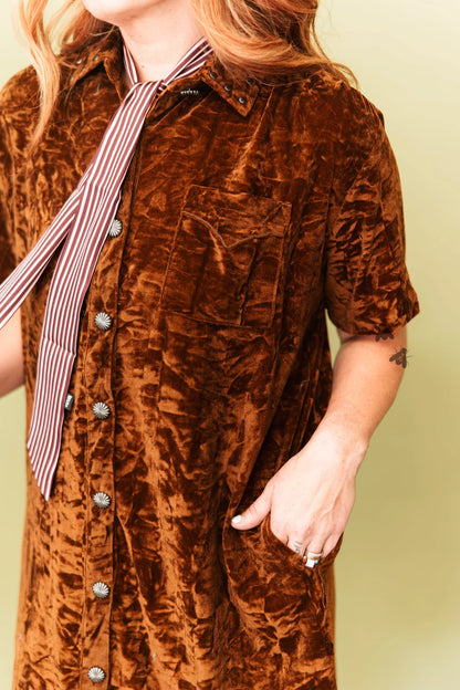 VELVET RODEO DRESS
